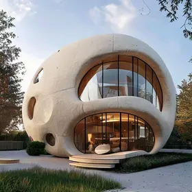 Casa em forma de bola