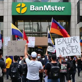 protesto Banco Master