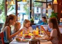 restaurantes com espaço e menu kids