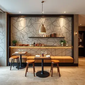 experiência gastronômica e decorativa