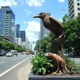 fauna urbana em São Paulo