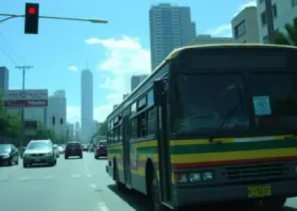 ônibus que tombou em SP