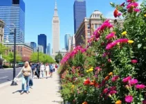 passeios cheios de cores e flores